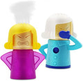 Limpiador de Microondas Abnaok 2PCS Angry Mama con Limpiador de Refrigerador Chilly Mama, Limpieza Rápida en Minutos, Manual en Inglés - imagen 1