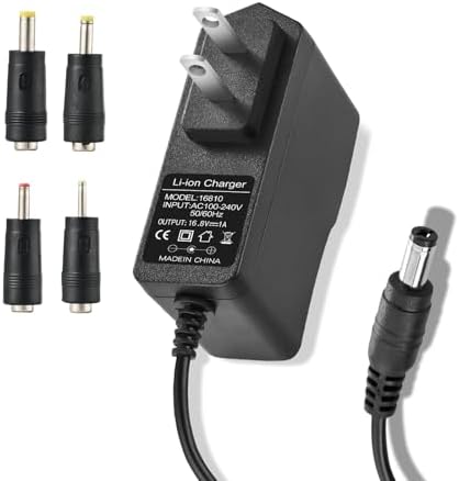 Cargador AC/DC 16.8V para Pistola de Masaje Compatible con LifePro Sonic, Sonic Mini, Fusion X, Sonic Pro, Youdgee H1 Mini, Mebak 3, Cryotex, DamKee - imagen 1