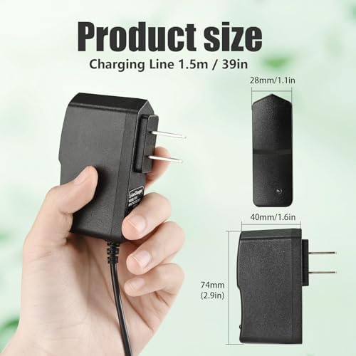 Cargador AC/DC 16.8V para Pistola de Masaje Compatible con LifePro Sonic, Sonic Mini, Fusion X, Sonic Pro, Youdgee H1 Mini, Mebak 3, Cryotex, DamKee - imagen 4