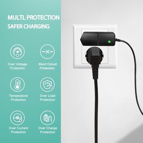 Cargador AC/DC 16.8V para Pistola de Masaje Compatible con LifePro Sonic, Sonic Mini, Fusion X, Sonic Pro, Youdgee H1 Mini, Mebak 3, Cryotex, DamKee - imagen 5