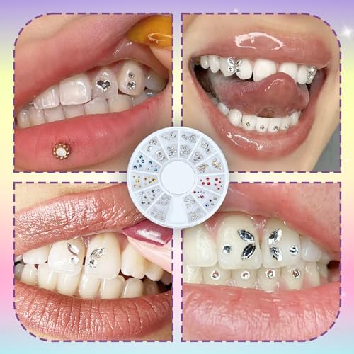 Kit de Joyas para Dientes DR.Seya, DIY con 120 Cristales, Gemas Brillantes para una Sonrisa Deslumbrante | Aplicación Segura y Fácil - imagen 2