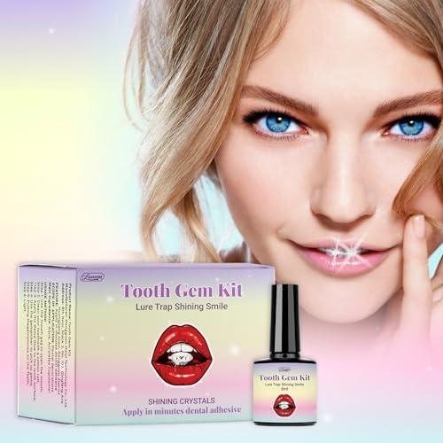 Kit de Joyas para Dientes DR.Seya, DIY con 120 Cristales, Gemas Brillantes para una Sonrisa Deslumbrante | Aplicación Segura y Fácil - imagen 3