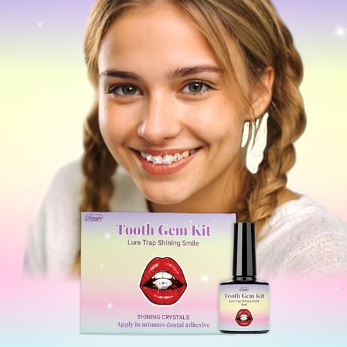 Kit de Joyas para Dientes DR.Seya, DIY con 120 Cristales, Gemas Brillantes para una Sonrisa Deslumbrante | Aplicación Segura y Fácil - imagen 6