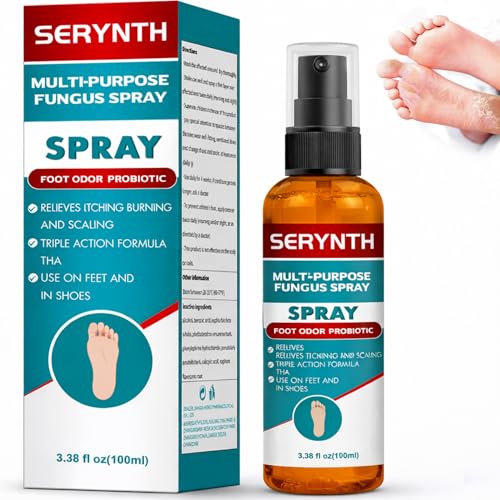 Spray Antifúngico Tolnaftato 1% para Pie de Atleta, Desodorante para Pies y Zapatos - Alivio Rápido de Picazón, Quemazón y Mal Olor - 3.4 FL OZ - imagen 1