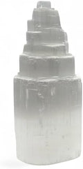 Torre de Selenita Pachamama Essentials de 4 - Cristal Sanador para Reiki, Meditación y Protección Energética - imagen 1