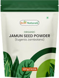 Polvo de Semilla de Jamun Orgánico Certificado USDA Best Naturals, 227 gramos, Libre de Gluten, Libre de OGM, Vegano - imagen 1