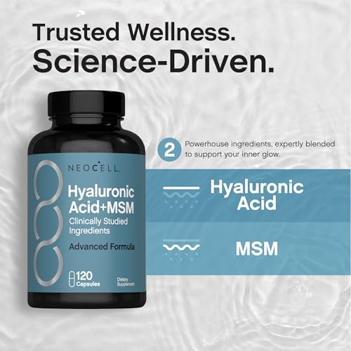 NeoCell Ácido Hialurónico con MSM 1000mg | 120 Cápsulas | Suplemento Avanzado con Ingredientes Estudiados Clínicamente - imagen 7