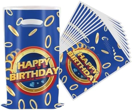 Bolsas de Regalo de Erizo Azules SHONHONG - 30 Piezas para Decoración de Fiesta de Cumpleaños Temática de Erizo - imagen 1