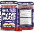 Gomitas Clean Nutra de Melatonina, L-Teanina, Magnesio y Raíz de Valeriana con Vitamina C y B6 - Suplemento para Sueño y Relajación para Hombres y - imagen 1