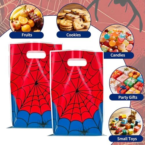 Mllcojun. 30 Bolsas de Regalo con Manijas para Fiesta - Favors de Cumpleaños, Navidad y Halloween, Ideal para Dulces - imagen 3