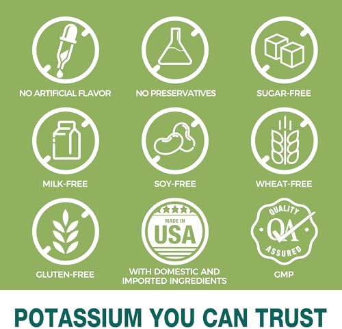 Vitamin World Potasio 99 mg - 250 Tabletas Vegetarianas, Suplemento de Gluconato de Potasio para Soporte de Electrolitos, Músculos, Nervios y - imagen 8