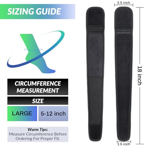 Faja Magnética para Tendinitis de Aquiles - Paquete de 2, Ajustable 5-12 para Hombres y Mujeres, Soporte para Tobillo Ideal para Correr, Ciclismo y - imagen 6