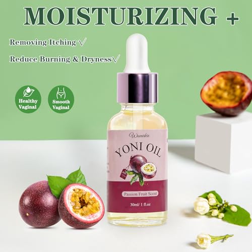 Wovarkie 3 PZS Aceite Yoni para Mujeres, Hidratante Vaginal, Desodorante Femenino, Cuidado Natural (Frutas del Bosque) - imagen 3