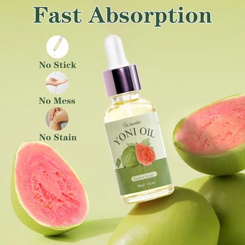 Wovarkie 3 PZS Aceite Yoni para Mujeres, Hidratante Vaginal, Desodorante Femenino, Cuidado Natural (Frutas del Bosque) - imagen 4