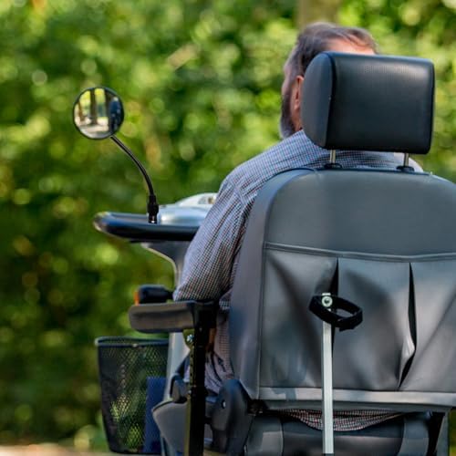Espejo Ajustable para Scooter de Movilidad - Regalo para Silla de Ruedas y Scooter Eléctrico, Ideal para Personas Mayores - imagen 4