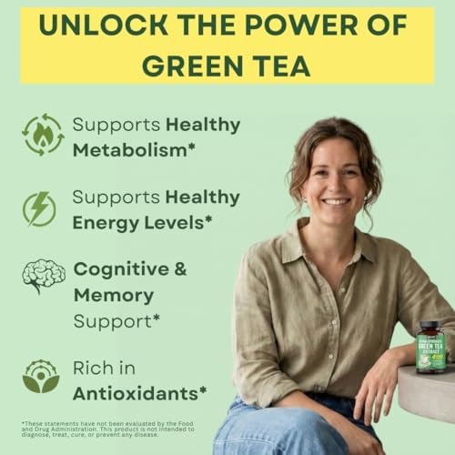 Cápsulas de Té Verde Agami | Suministro para 4 Meses | Apoyo a la Energía y Metabolismo | Extracto 20:1 - 120 Cápsulas - imagen 2