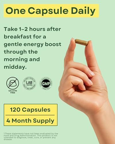 Cápsulas de Té Verde Agami | Suministro para 4 Meses | Apoyo a la Energía y Metabolismo | Extracto 20:1 - 120 Cápsulas - imagen 3