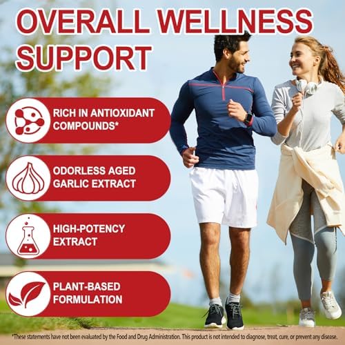 Cápsulas de Extracto de Ajo Aged MXCZBSM, Softgels Orgánicos Sin Olor, Suplemento para Corazón e Inmunidad, 300 Softgels Non-GMO - imagen 7