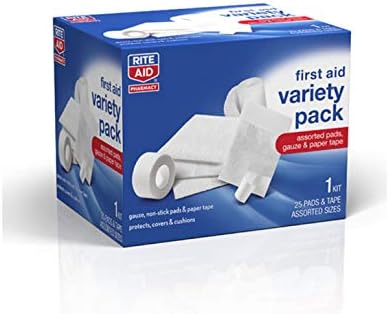 Paquete Variado de Gasas Estériles Rite Aid - Incluye 25 Gasas y Cinta Adhesiva | Suministros para ros Auxilios y Cuidado de Heridas - imagen 6