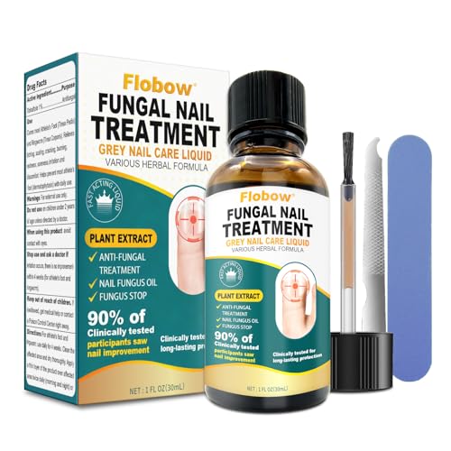 Tratamiento para Hongos en Uñas de Flobow - Tratamiento Extra Fuerte para Hongos en Uñas de Pies, Uñas Sanas y Fuertes (A) - imagen 1