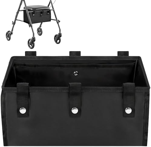 Bolsa Bgxizin para Andador Bajo el Asiento, Accesorios con 4 Bolsillos Internos para Andadores, Almacenamiento para iPad, Libros y Esenciales - imagen 1