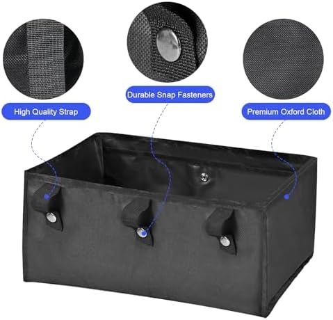 Bolsa Bgxizin para Andador Bajo el Asiento, Accesorios con 4 Bolsillos Internos para Andadores, Almacenamiento para iPad, Libros y Esenciales - imagen 2