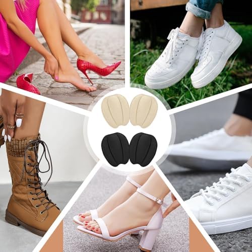 Adullpony Almohadillas Antideslizantes para Zapatos - Rellenos para Calzado Grande para Mujeres y Hombres - 4 Pares de Inserciones para Tacones, - imagen 7