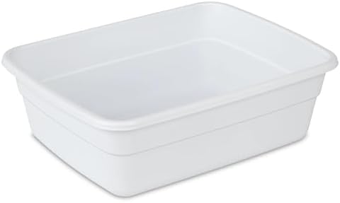 Tinas de Plástico para Lavado y Baño de Pies - Cubeta de 8 Qt - Paquete de 2 - Alta Resistencia - Ideal para Lavado y Almacenamiento (Blanco) - imagen 2