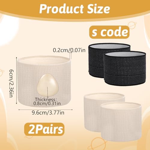 2 Pares de Mangas de Soporte Arqueado de Cobre, 3.8 × 2.36 pulgadas, Férulas para Fascitis Plantar, Compresión para Pies Planos y Espolones, Alivio - imagen 2