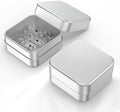 Estuche de Aluminio Ainiya para Retenedores Compatible con Invisalign, 2 Piezas, Funda Duradera para Dentaduras y Protectores Bucales, Ideal para - imagen 1