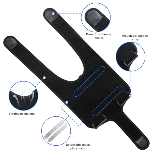 Férula para Codo Yasdyri para Síndrome del Tunnel Cubital, Soporte Ajustable para Dormir, Unisex, 1 Pieza (Negro) - imagen 2