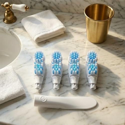 Cabezales de cepillo de dientes de repuesto Ellexmoving Sensitive compatibles con Oral B Cross Action Power 4732 3733 4734, recambios de cepillo - imagen 5