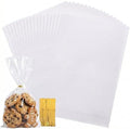 Bolsas de Celofán VGOODALL 100 Piezas, 8x11 Pulgadas para Algodón de Azúcar, Fiestas, Regalos, Empaque de Galletas y Chocolates - imagen 1