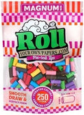 Puntas de Papel Preenrolladas MAGNUM, Tamaño 8mm x 18mm – Bolsa de 250 Puntas, Multicolor Variado - imagen 1