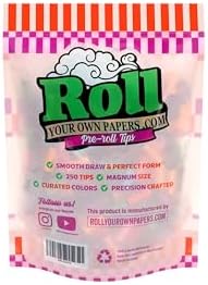 Puntas de Papel Preenrolladas MAGNUM, Tamaño 8mm x 18mm – Bolsa de 250 Puntas, Multicolor Variado - imagen 4