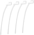 4 Piezas de Bloqueo Deportivo para Audífonos Oticon 85dB, Fijación Segura de Agarre para Reemplazo de Accesorios y Suministros Oticon (Transparente) - imagen 1