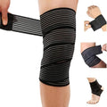 Faja de Compresión Elástica Extra Larga VBQFDPH para Rodillas, Soporte para Fasciitis Plantar, Dolor Articular, Deportes y Ejercicio - imagen 1