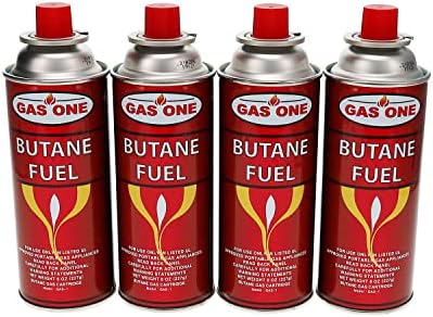 Lata de Combustible Butano GasOne, Paquete de 4 (Nueva Versión) - imagen 1