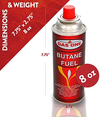 Lata de Combustible Butano GasOne, Paquete de 4 (Nueva Versión) - imagen 2