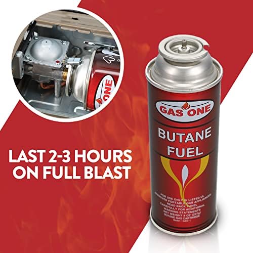 Lata de Combustible Butano GasOne, Paquete de 4 (Nueva Versión) - imagen 5