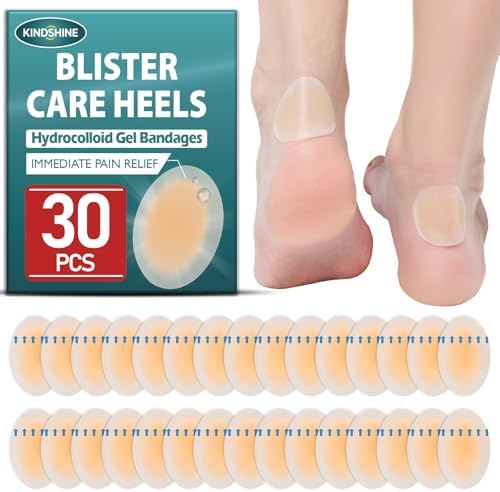 30 Piezas de Apósitos Hidrocoloides para Ampollas - Almohadillas Impermeables para Pies, Talones y Dedos - Prevención y Recuperación, Esenciales para - imagen 1