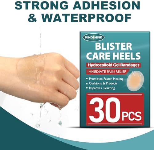 30 Piezas de Apósitos Hidrocoloides para Ampollas - Almohadillas Impermeables para Pies, Talones y Dedos - Prevención y Recuperación, Esenciales para - imagen 5
