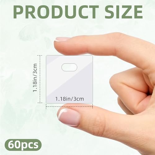 Kit de 60 Piezas para Reparar Persianas Verticales ZNBSIXP, Parches Adhesivos Transparentes de PVC, Reemplazo de Lamas, Fácil Reparación DIY Sin - imagen 2