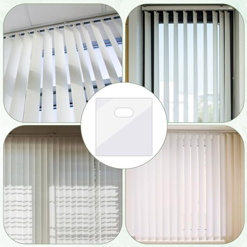 Kit de 60 Piezas para Reparar Persianas Verticales ZNBSIXP, Parches Adhesivos Transparentes de PVC, Reemplazo de Lamas, Fácil Reparación DIY Sin - imagen 7