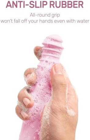 Herramienta para Limpiar el Trasero Hovluz, Ayuda para el Baño de 15.7 para Personas con Discapacidad, Ancianos, Sobrepeso y Embarazadas, Color Rosa - imagen 2