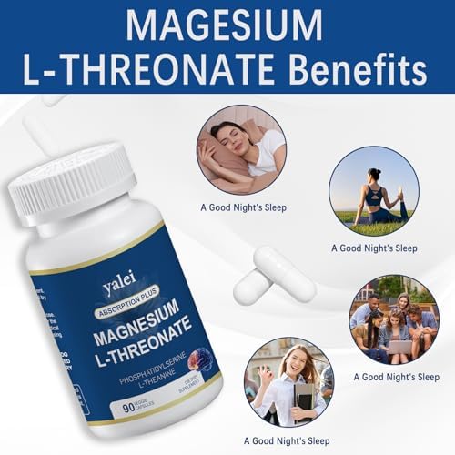 Magnesio L-Treonato 2,000mg y Magnesio Glicinato 400mg | 90 Cápsulas Vegetarianas | Salud Muscular, Mejora del Sueño y Salud Cognitiva | Alta - imagen 5