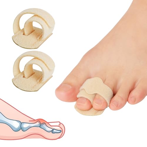 JUMPOW Corrector de Dedo en Garra - Fajas para Dedo Roto, 2 Pzs de Splint para Alivio y Corrección de Dedos en Garra, Rotos, Torcidos y Superpuestos - imagen 1