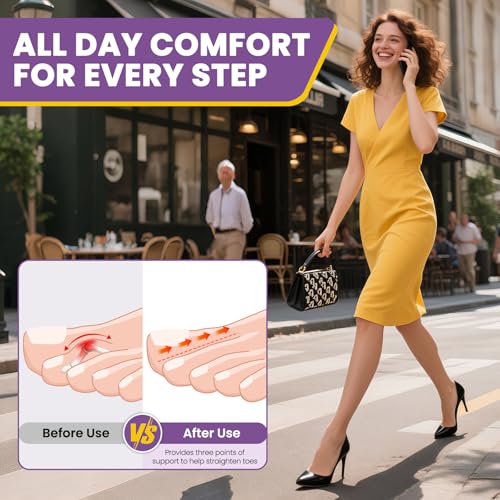 JUMPOW Corrector de Dedo en Garra - Fajas para Dedo Roto, 2 Pzs de Splint para Alivio y Corrección de Dedos en Garra, Rotos, Torcidos y Superpuestos - imagen 3