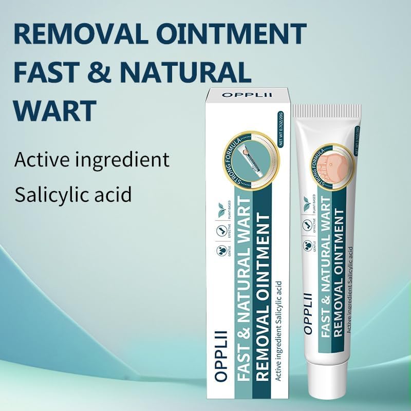 Ungüento para eliminar verrugas opplii con 17% de ácido salicílico – Crema de fuerza extra para verrugas plantares, comunes y planas en manos y pies - imagen 5