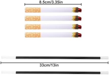 Goktvai 2 Sujetadores de Cigarrillos Largos y 4 Cigarrillos Falsos, Accesorios de Disfraz de los Años 20 para Mujeres Flapper, Prop de Foto - imagen 2